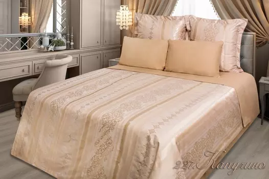 Постельное белье iv69923 (сатин-жаккард) Евро-1