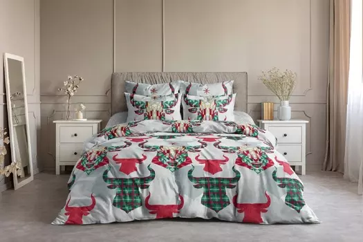 Постельное белье iv72534 (поплин) Семейный