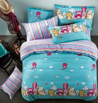 Постельное белье iv7291 (сатин) 1,5 спальный