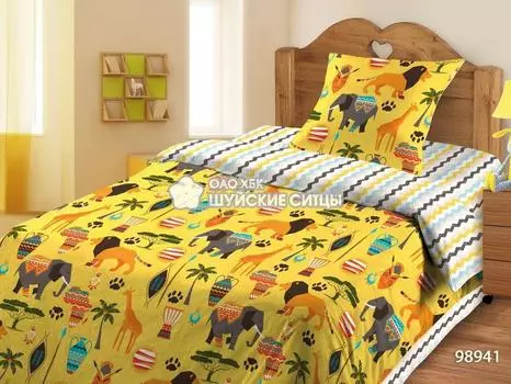 Постельное белье iv73702 (ситец) 1,5 спальный