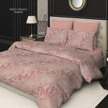 Постельное белье iv74624 (сатин) 2 спальный с Евро простынёй