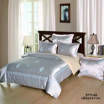 Постельное белье iv74707 (сатин-жаккард) Евро-1