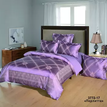 Постельное белье iv74714 (сатин-жаккард) Семейный