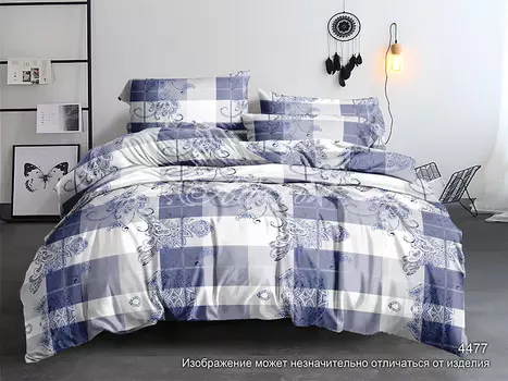 Постельное белье iv74844 (полисатин) 2 спальный с Евро простынёй