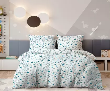 Постельное белье iv77121 (поплин) 1,5 спальный