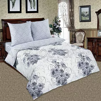 Постельное белье iv7762 (поплин) 2 спальный с Евро простынёй