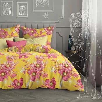 Постельное белье iv78286 (бязь) Евро-1