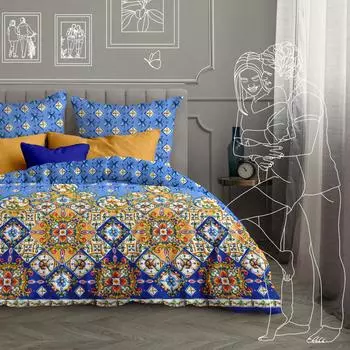 Постельное белье iv78290 (бязь) 2 спальный