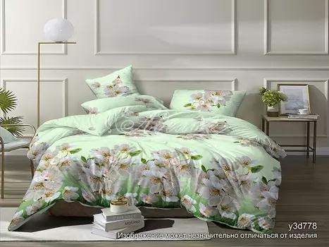 Постельное белье iv80539 (поплин) Евро-1