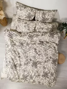 Постельное белье iv85404 (бязь) 2 спальный с Евро простынёй