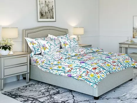 Постельное белье iv85415 (бязь) 2 спальный