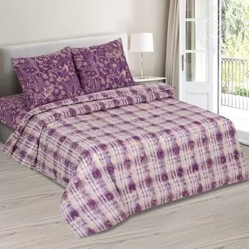 Постельное белье iv85436 (поплин) 2 спальный с Евро простынёй