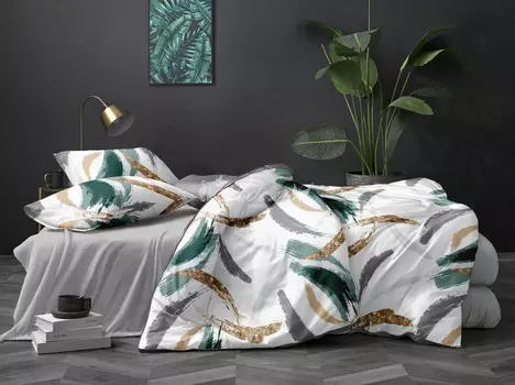 Постельное белье iv85481 (сатин) Евро-1