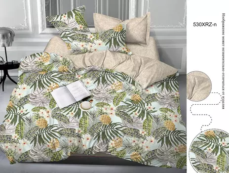 Постельное белье iv85486 (сатин) Евро-1