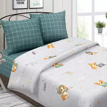 Постельное белье iv85957 (перкаль) 1,5 спальный