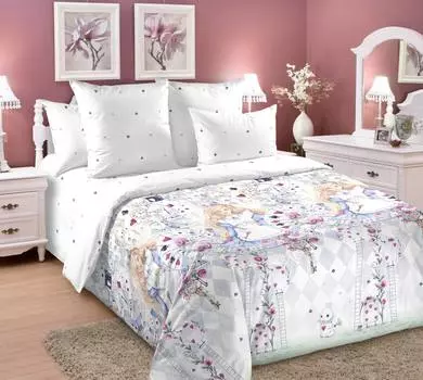 Постельное белье iv86659 (перкаль) Евро-1