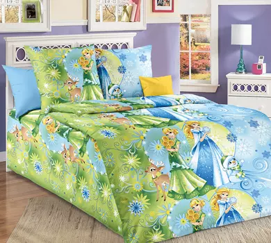 Постельное белье iv86674 (перкаль) 1,5 спальный