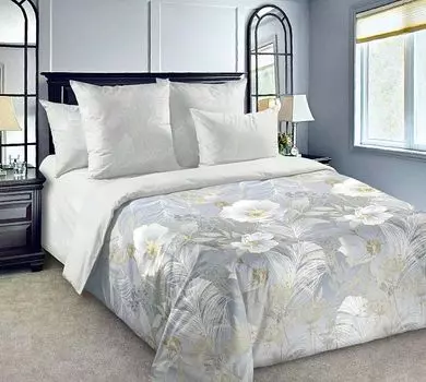 Постельное белье iv86704 (перкаль) 2 спальный с Евро простынёй