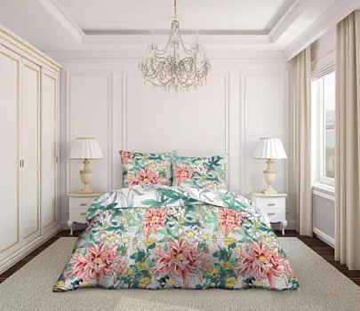 Постельное белье iv87024 (поплин) 1,5 спальный