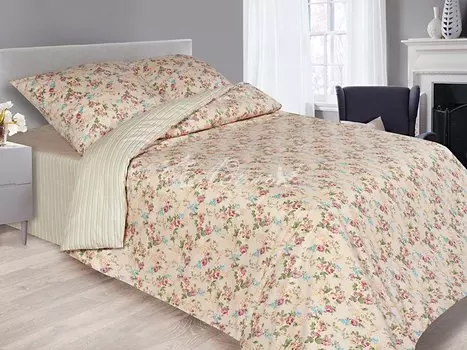 Постельное белье iv87180 (сатин) Евро-1