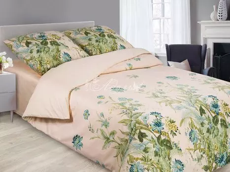 Постельное белье iv87182 (сатин) Евро-1