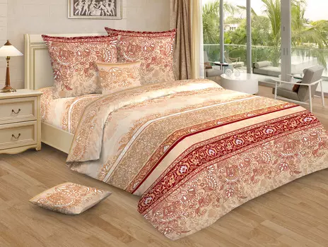 Постельное белье Ovonavi-1670 (бязь) 2 спальный с Евро простынёй