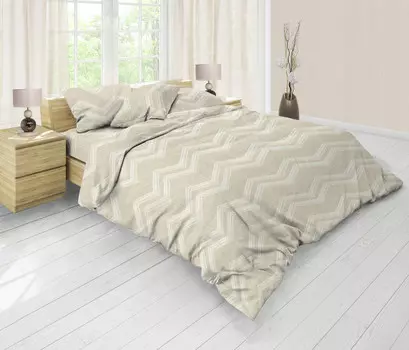 Постельное белье Ovonavi-1692 (поплин) Евро-1