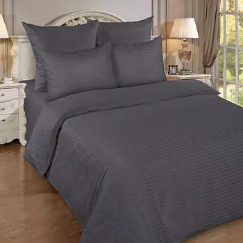 Простыня на резинке iv86121 (страйп-сатин) 180х200