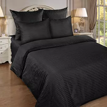 Простыня на резинке iv86122 (страйп-сатин)