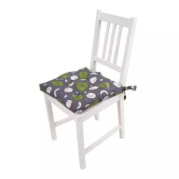 Сидушка на стул с завязками iv86337 40*40