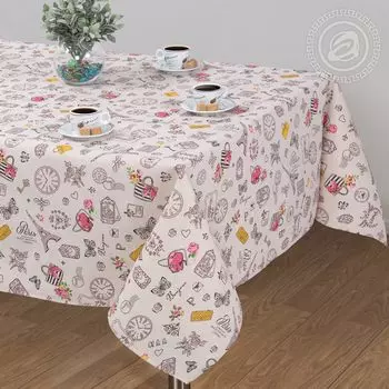 Скатерть столовая iv63174 145*220