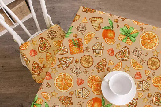 Скатерть столовая iv80589 145*180