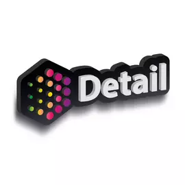 Логотип Detail из пенопласта черный