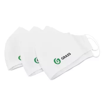 Маска многоразовая белая (упак. 3шт)