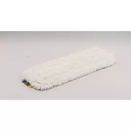 МОП плоский, 40х13 см, микрофибра, ухо+карман, белый, крупнопетлевой