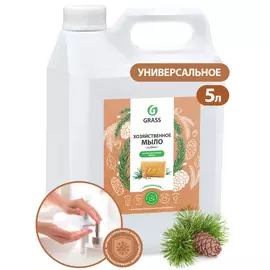 Мыло жидкое хозяйственное с маслом кедра (канистра 5 кг)