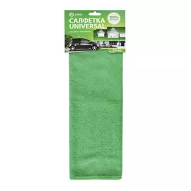 Салфетка микрофибра универс 35*40 (1шт) УПАК