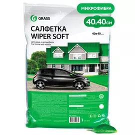 Салфетка WIPER SOFT (100% микрофибра 40*40) упакованная