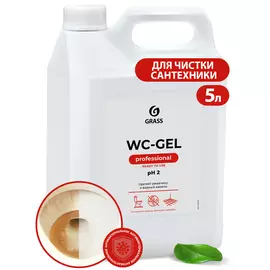 Средство для чистки сантехники "WC-gel" (канистра 5,3 кг)