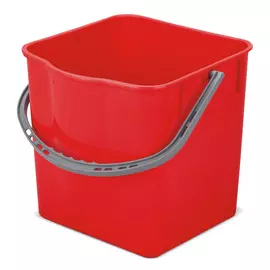 Ведро для двойной уборочной тележки 46л, красное