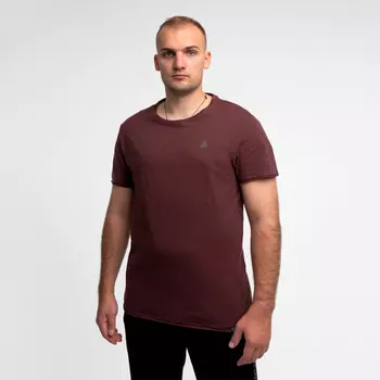 Мужская футболка «Великоросс» бордового цвета