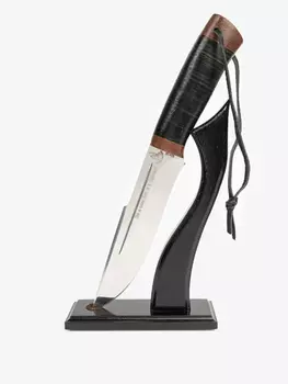 Нож "Хищник-Великоросс" (сталь 95x18, кожа/текст)