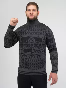 Свитер «Тёмная ночь» с горлом