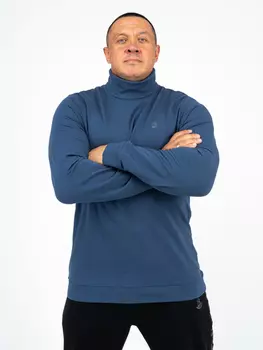 Водолазка цвета синего денима