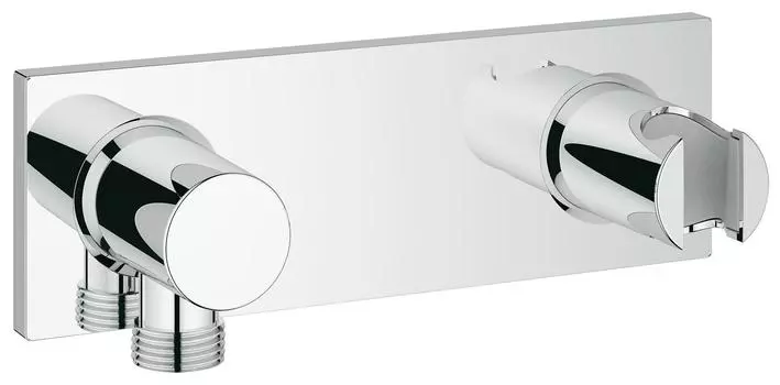 Держатель настенный для ручного душа GROHE Grohtherm F с подключением для душевого шланга, хром (27621000)