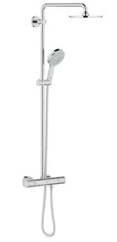 Душевая система GROHE Rainshower 210 с термостатическим смесителем, хром (27967000)