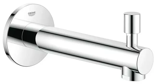 Излив для ванны GROHE Concetto, настенный с переключателем ванна/душ, хром (13281001)