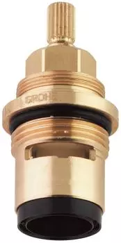 Керамический вентиль GROHE 3/4 Carbodur, стопор слева, поворот 90 градусов (45887000)