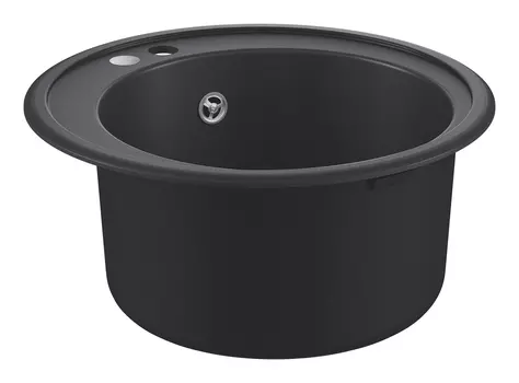 Мойка GROHE K200 с одной чашей, диаметр 510 мм, черный гранит (31656AP0)