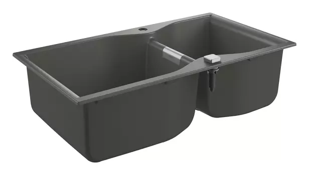 Мойка GROHE K700 с 2 чашами, 900 x 500 мм, серый гранит (31658AT0)